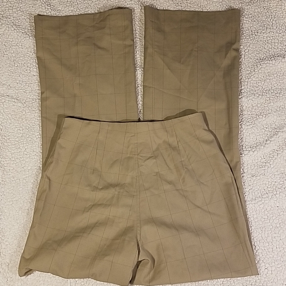 Banana Republic Dressy Checker Pants Sz 6 - Picture 2 of 5
